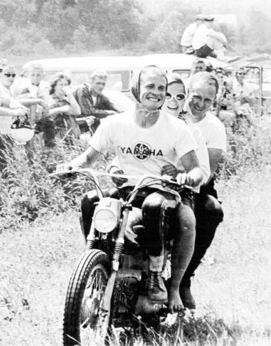 Gary Nixon and Dick Mann at Nelson Ledges